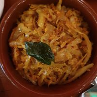 Cabbage with coconut at Machan Kitchen in London