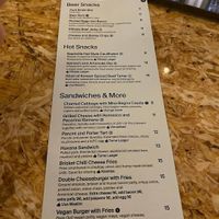 Menu at Põhjala Brewery & Tap Room in Tallinn