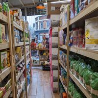interior at The Community Larder  in East London