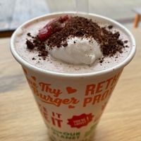 Strawberry cookies & cream shake at Next Level Veggie Grill – Ballard in Seattle