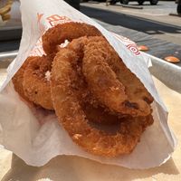 Onion rings   at Next Level Veggie Grill – Ballard in Seattle