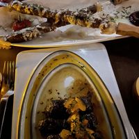 “Kofta” kabob. Infused with Cinnamon and cumin. Delicious. Definitely try this    at Anixi in New York City