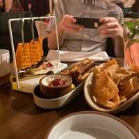 Lamb cigars, salmon  at Anixi in New York City