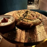 Vegan Ricotta Spinach Warn Bread   at Anixi in New York City