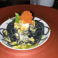 “Squid Ink” spaghetti   at Anixi in New York City