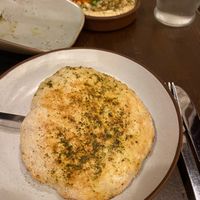 Pita and dip at Anixi in New York City