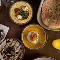 3 dips (eggplant, squash, ricotta)  at Anixi in New York City
