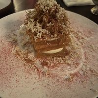 Ekmek filo dessert (the one menu item I did not like)  at Anixi in New York City