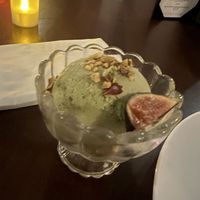 Pistachio ice cream   at Anixi in New York City