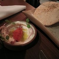 Taramasalata and za'atar pita at Anixi in New York City