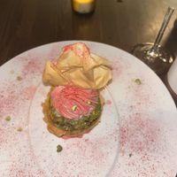 Raspberry pistachio baklava   at Anixi in New York City