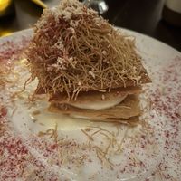 Vanilla cream dessertt  at Anixi in New York City