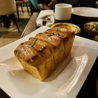 Layered herb bread  at Anixi in New York City