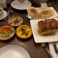 Our food at Anixi in New York City