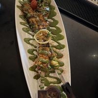 Chicken skewer   at Anixi in New York City