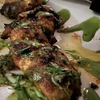 Chicken skewer  at Anixi in New York City
