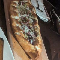 Olive zaatar pide -- excellent and wound order again at Anixi in New York City