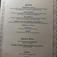 We ordered the Medjool Date Cake really like a lava cake with delicious warm fudge sauce.  Over the top delicious.   at Anixi in New York City