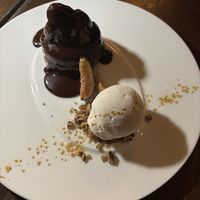 Here it is the medjool date cake with Ice cream.   at Anixi in New York City