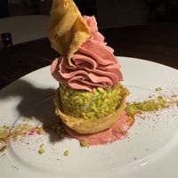 Pistachio Rasperry Baklava Cheesecake  at Anixi in New York City