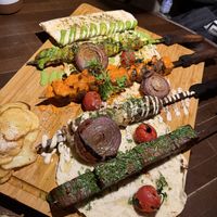 Kabob Platter with Confit Potatoes  at Anixi in New York City