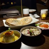 3 dip mezze   at Anixi in New York City