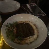 Pastrami hummus - my friend said it tasted just like pastrami   at Anixi in New York City