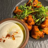 crispy cauliflower with labneh at Anixi in New York City