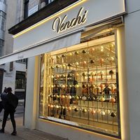 Gelato design window at Venchi in London