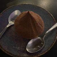 Dessert with chocolate   at Barrio  in Liege