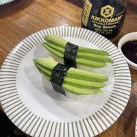 Avo nigiri  at Brown Rice in Noosaville