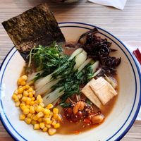 spicy vegetarian Miso ramen - $16 at Ooink - Fremont in Seattle