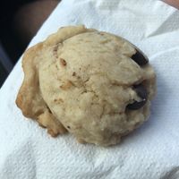 Had to get more cookies after I ate this one before pulling out of the lot 😆  at Nidulari - Fort Frederik Beach in St Croix