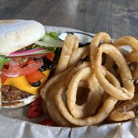 The da Vinci w/ vegan patty  at Proper Brewing & Burger Co in Moab