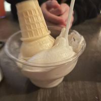 Vegan soft serve!  at Proper Brewing & Burger Co in Moab