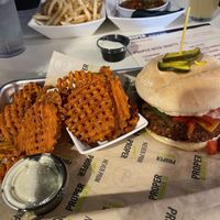 Da vinci vegan burgerr  at Proper Brewing & Burger Co in Moab