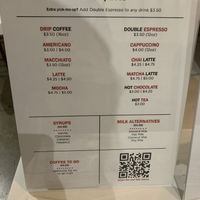 coffee menh  at West Wall in Seattle