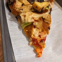 Vegan slice at West Wall in Seattle