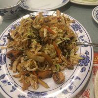 Veggie moo shoo was delish with pancakes and hoisin sauce  at Guilin Chinese Restaurant in Tucson