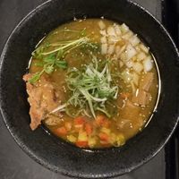 Miso ramen #Veganuary at Vegan Ramen めぐり in Asahikawa