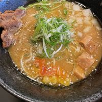 Miso ramen  at Vegan Ramen めぐり in Asahikawa