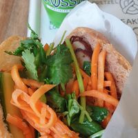 Tofu banh mi $8.50 at Rossie Banhmi in Hawthorn