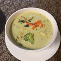 Vegetable Thai green curry   at Tonkow in Koh Lipe