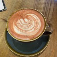 Beetroot Latte  at The Oaty Goat in Southampton