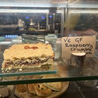 VE GF Raspberry crumble jack  at The Oaty Goat in Southampton