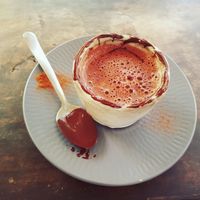 Mayan 100% cacao (you choose how strong you want the cacao I just like it really dark 😉) at Indigena Cafè & Chocolate in Cabuya