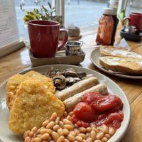   at The Buffet Car Cafe in Haworth