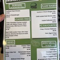 Menu  at The Forest Centre & Millennium Country Park in Bedford