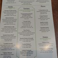 Menu at Le Pain Quotidien - Walnut St in Philadelphia