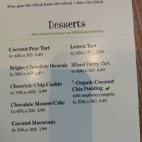 Menu at Le Pain Quotidien - Walnut St in Philadelphia